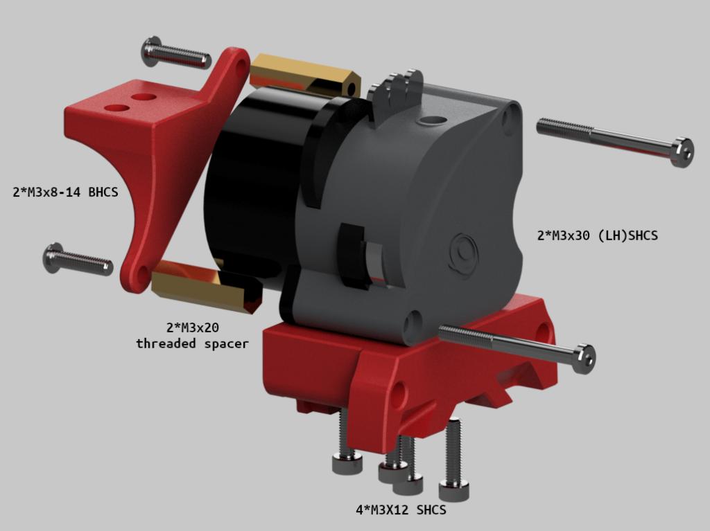 Voron 2.4 BLTouch mod for Afterburner and Stealthburner X Carriage