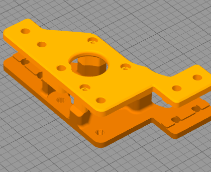 2040 A B Drive Brackets Trident - Printable Voron User Mods - Team FDM